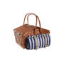 Panier DKD Home Decor Pique-nique Marron Blue marine osier (42 x 30 x 20 129,99 €