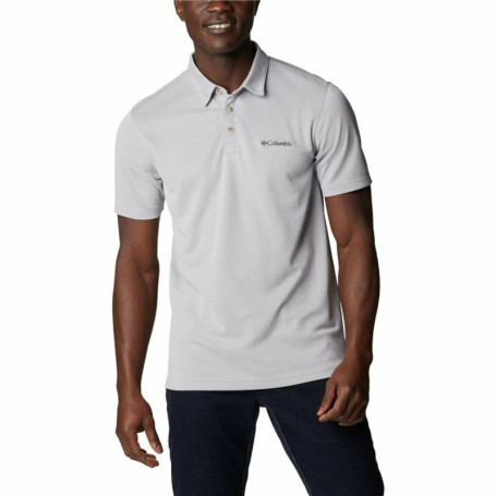 Polo à manches courtes homme Columbia Nelson Point Gris 58,99 €