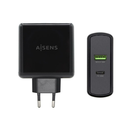 Chargeur Voiture Mur Aisens PD 3.0 48 W USB-C Noir 28,99 €