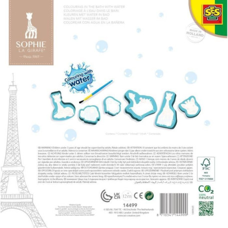 Sophie la girafe - Coloriage a l'eau dans le bain 21,99 €