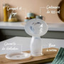 TOMMEE TIPPEE Tire-lait nomade en silicone. couvercle de stérilisation. 25,99 €