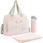 Sac a langer BABY ON BOARD SIMPLY BABYBAG - Rose 69,99 €