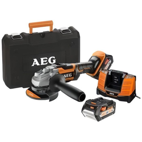 Meuleuse AEG Brushless 18V 125mm BEWS 18-125BL-502C - 2 batteries 5.0Ah- 389,99 €