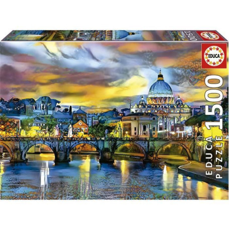 BASILIQUE SAINT-PIERRE ET PONT SAINT-ANGE - Puzzle de 1500 pieces 33,99 €