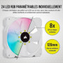 CORSAIR Ventilateur SP Series - White SP120 RGB ELITE - 120mm RGB LED Fa 99,99 €