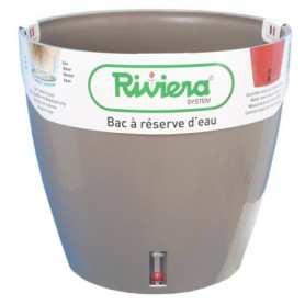 RIVIERA Pot rond Eva New en plastique - Ø 46 cm - 49 L - Taupe 193,99 €