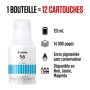 Bouteille d'encre - CANON - GI-56BK - Cyan - Compatibilité MAXIFY GX - ( 34,99 €