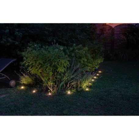 Guirlande solaire balisage éclairante 10 piquets led blanc 26,99 €
