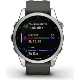 Montre GPS connectée - GARMIN - Fenix 7S - Argent avec bracelet gris 619,99 €