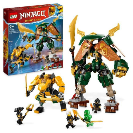 LEGO NINJAGO 71794 L'Équipe de Robots des Ninjas Lloyd et Arin. Jouet de 89,99 €