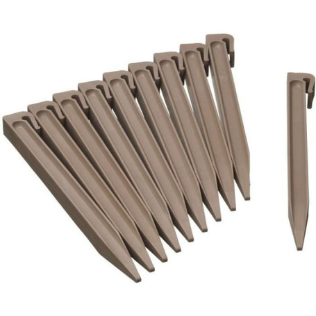 NATURE Sachet de 10 ancres pour bordure de jardin en polypropylene - H 2 22,99 €