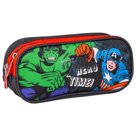 Trousse Fourre-Tout Double The Avengers 22,5 x 8 x 10 cm Noir 19,99 €
