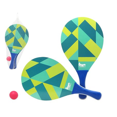 Raquettes de Plage avec Balle 38 x 20 x 0,6 cm Vert 35,99 €