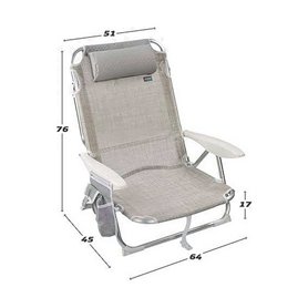Chaise de Plage Colorbaby Gris 51 x 45 x 76 cm 120,99 €