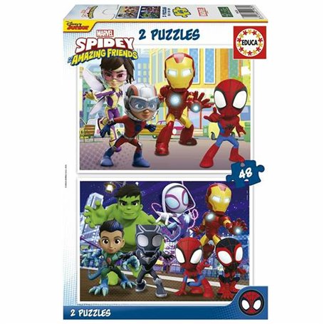 Set de 2 Puzzles Educa Spidey Amazing Friends 23,99 €