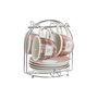 Ensemble de tasses à café DKD Home Decor Blanc Marron Rose 4 Pièces 90 m 36,99 €