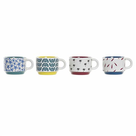 Ensemble de tasses à café DKD Home Decor Multicouleur Jaune Bleu Turquoi 28,99 €
