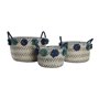 Set de basket DKD Home Decor 46 x 44 x 34 cm Pompons polypropylène Herbi 169,99 €