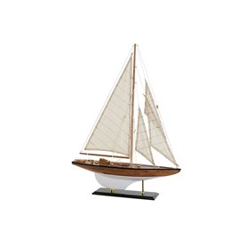 Barco DKD Home Decor Marron 50 x 10 x 70 cm Blanc 128,99 €