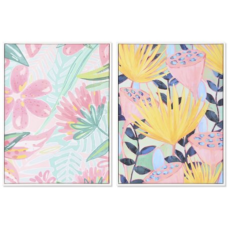 Cadre DKD Home Decor 60 x 4 x 80 cm Moderne Feuille d'une plante (2 Unit 129,99 €
