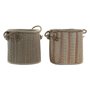Panier Multi-usages DKD Home Decor 30 x 30 x 36 cm Jute Boho (2 Unités) 111,99 €