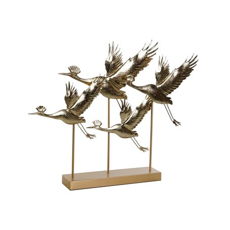 Figurine Décorative DKD Home Decor 64 x 9 x 51 cm Doré Oiseau 100,99 €