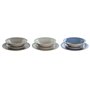 Assietes DKD Home Decor 26,5 x 26,5 x 3 cm Bleu Bleu ciel Grès 18 Pièces 147,99 €