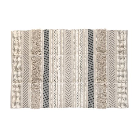 Tapis DKD Home Decor 180 x 120 x 1 cm Noir Beige Coton Boho 139,99 €