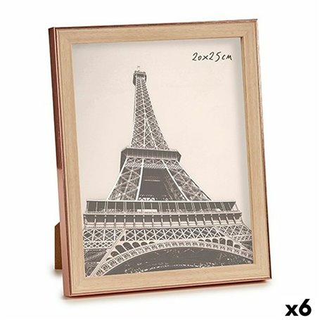 Cadre photo Marron Cuivre Plastique verre (23 x 27 x 2 cm) (6 Unités) 50,99 €