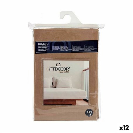 Drap housse 135 cm Marron (12 Unités) 128,99 €