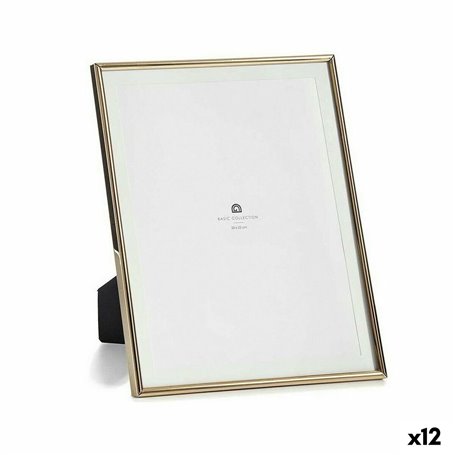 Cadre photo Doré Verre Acier (15,5 x 28 x 22,9 cm) (12 Unités) 99,99 €