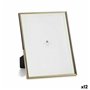Cadre photo Doré Verre Acier (15,5 x 28 x 22,9 cm) (12 Unités) 99,99 €