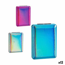 Miroir de Poche Métallisé 2,5 x 8,5 x 6,2 cm (12 Unités) 54,99 €