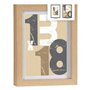 Cadre photo 18 x 23 x 2,5 cm Naturel verre Bois MDF (6 Unités) 43,99 €