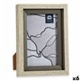 Cadre photo 13,5 x 18,8 x 2 cm Verre Gris Beige Plastique (6 Unités) 29,99 €