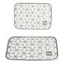 Dessous de plat 33 x 0,3 x 48 cm Gris Blanc (12 Unités) 34,99 €