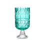 Vase Taillé Turquoise Verre 13 x 26,5 x 13 cm (6 Unités) 132,99 €