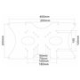 Plaque Murale Neomounts FPMA-VESA400 35 kg 41,99 €