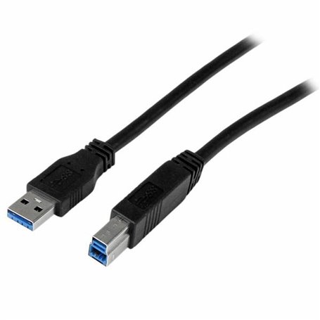 Câble USB A vers USB B Startech USB3CAB1M      Noir 22,99 €