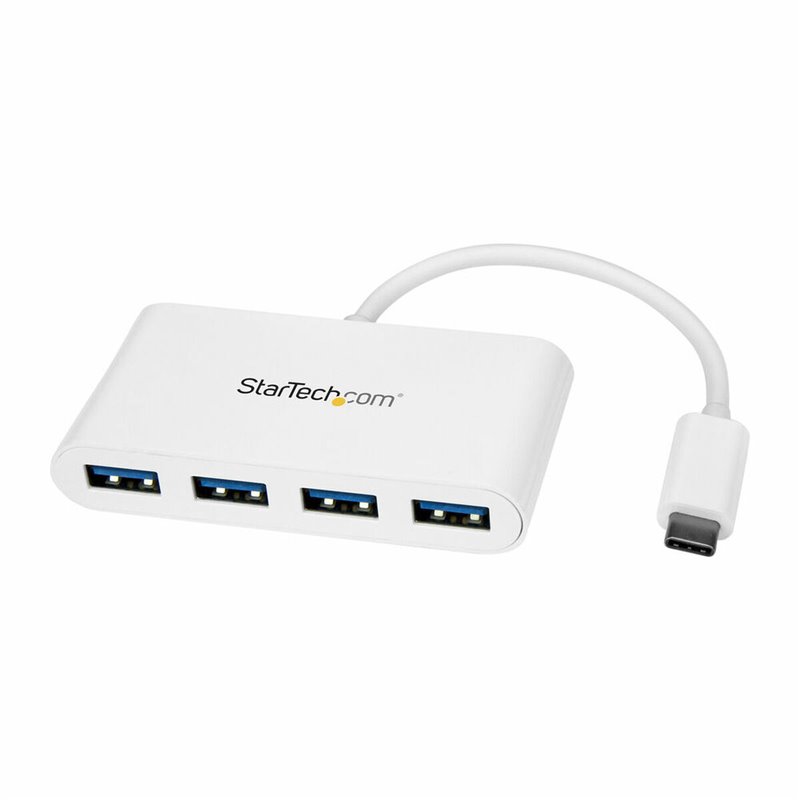 Hub USB Startech HB30C4ABW Blanc