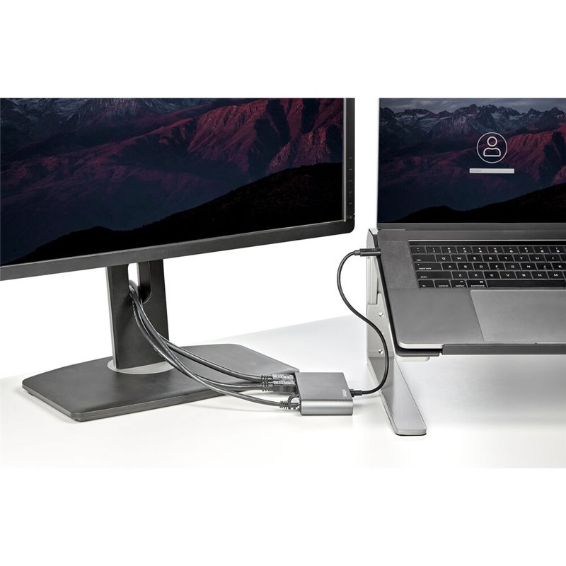 Image secondaire de Hub USB Startech TB3DKM2HDL 