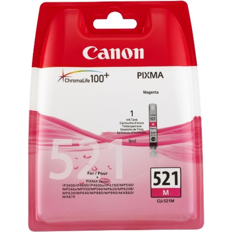 Canon Cartouche d'encre magenta CLI-521M