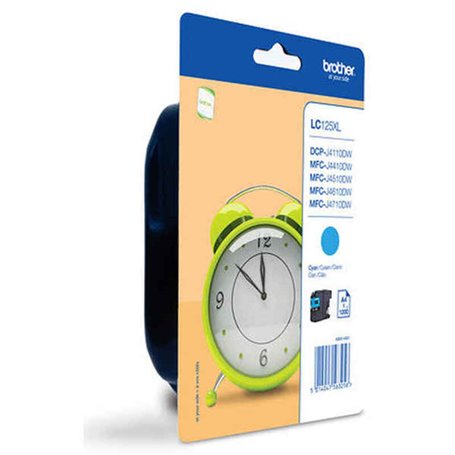 Cartouche d'encre originale Brother LC125XLCBP Cyan 37,99 €
