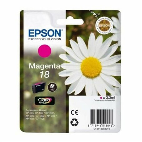 Cartouche d'encre originale Epson CLARIA T18 Magenta 25,99 €