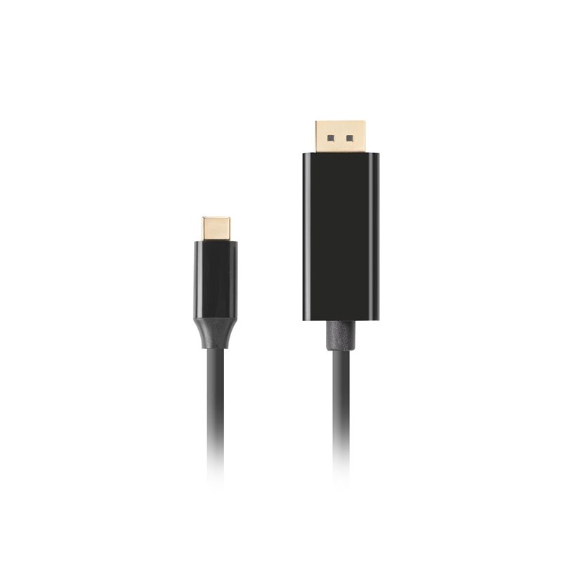 Image secondaire de Adaptateur USB C vers DisplayPort Lanberg CA-cmDP-10CU-0018-BK Noir 1,8 m