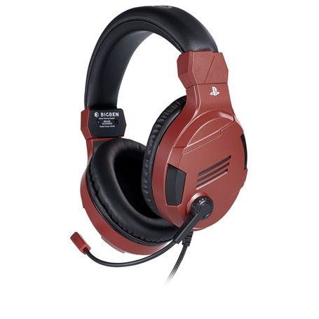 Casques avec Micro Gaming Bigben PS4OFHEADSETV3R Rouge 43,99 €