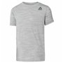 T shirt à manches courtes Enfant Reebok Essentials Marble Melange Gris c 30,99 €