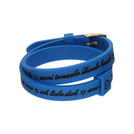 Bracelet Femme il mezzometro I LOVE YOU GOLD - BRACCIALE IN SILICONE/SIL 35,99 €