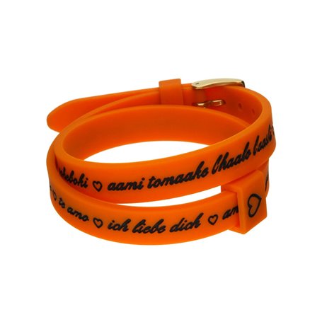 Bracelet Femme il mezzometro I LOVE YOU GOLD - BRACCIALE IN SILICONE/SIL 35,99 €