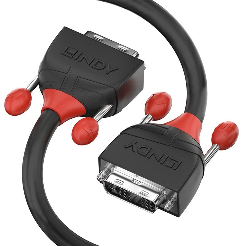 Lindy 36254 câble DVI 5 m DVI-D Noir